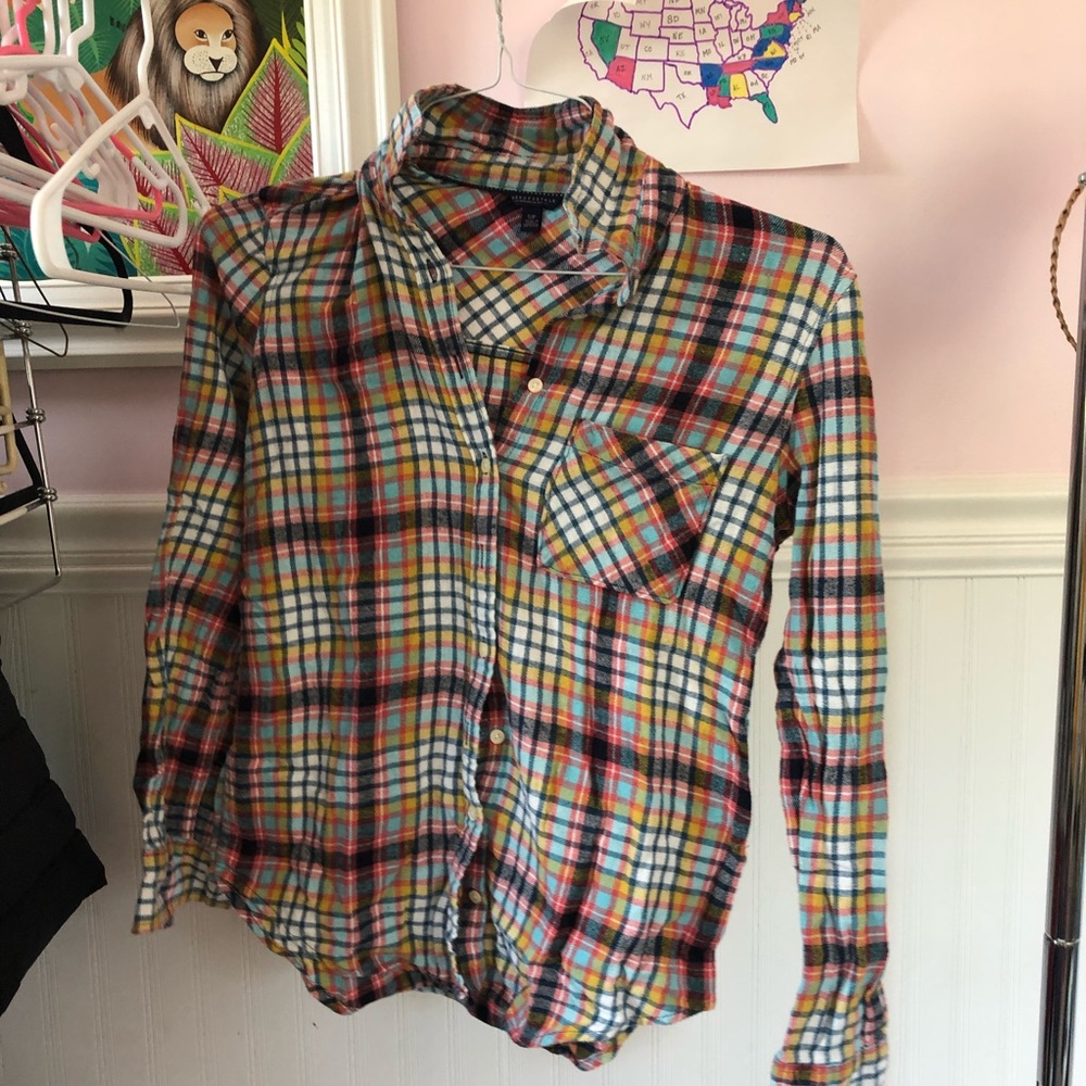 Plaid button up